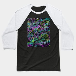 Neon Nights Marble Baseball T-Shirt
